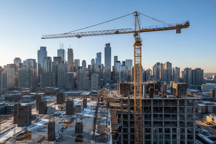 Kanadische Wohnungsbaubeginne steigen im Februar leicht an