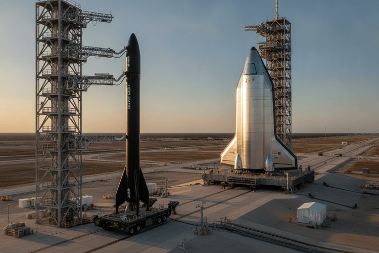 SpaceX-Aktie nach Heraufstufung fester, Rocket Lab legt zu