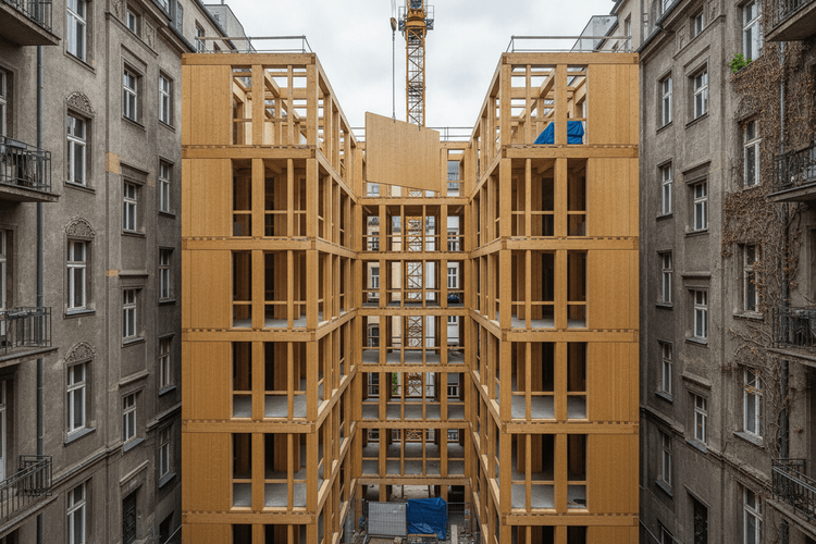 Gropyus AG: Holz-Plattenbauten als Antwort auf Wohnungsnot