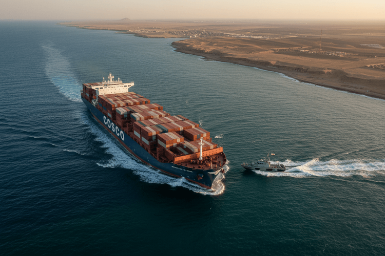 Iran blockiert chinesische Cosco-Schiffe in der Straße von Hormus