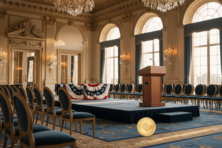 Trump feiert Memecoin-Inhaber – Token nahe Allzeittief