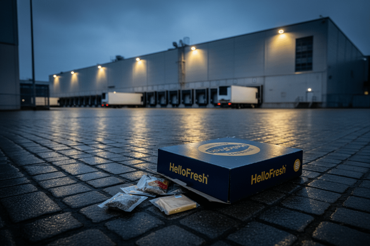 HelloFresh-Aktie im Sturzflug: Umsatzeinbruch und Rückzug aus Europa
