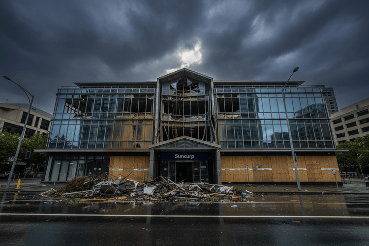 Suncorp-Aktie bricht ein: Naturkatastrophen drücken Halbjahresgewinn um 76 Prozent