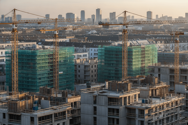 Wohnungsbau: Baugenehmigungen steigen kräftig – Krise noch nicht überwunden