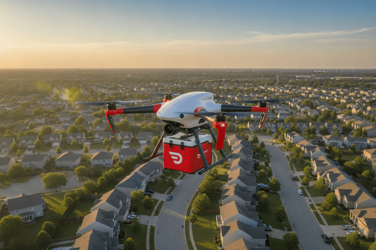 DoorDash startet eigenes Drohnen-Lieferprogramm nach FAA-Zertifizierung