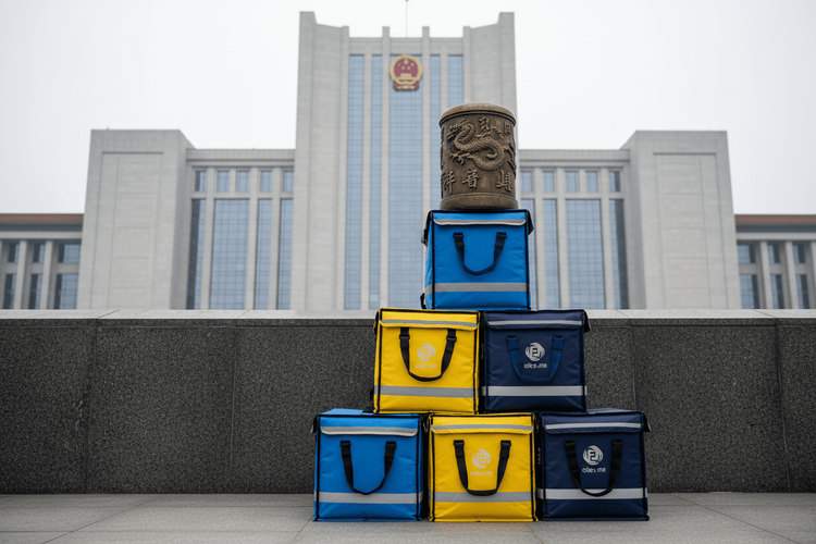 Chinesische Lieferdienst-Aktien steigen nach Regulierung