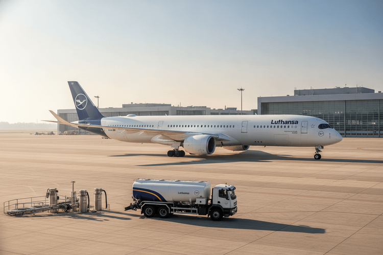Lufthansa: Kerosinkosten und Streiks drücken Gewinn um 56 Prozent