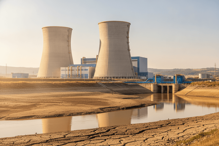 Extreme Hitze bedroht Europas Atomkraftwerke und kostet Milliarden