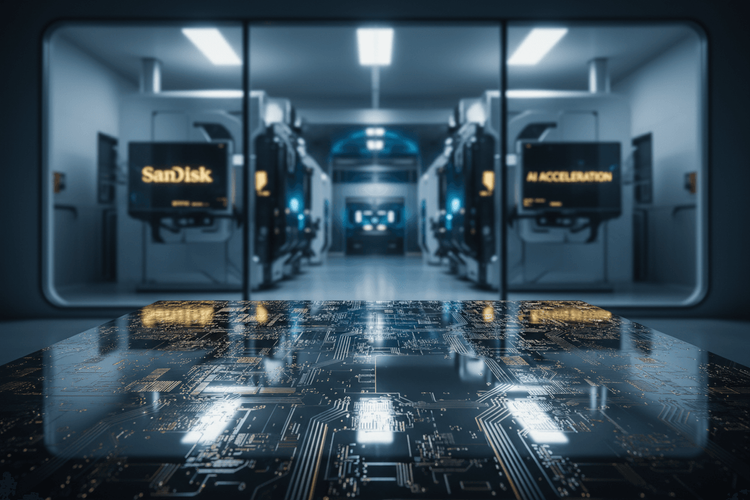 SanDisk-Aktie explodiert: KI-Boom treibt Speicherchip-Hersteller auf Rekordhoch