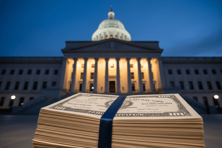 US-Finanzministerium verzeichnet 44,9 Milliarden Dollar Kapitalzufluss im Dezember