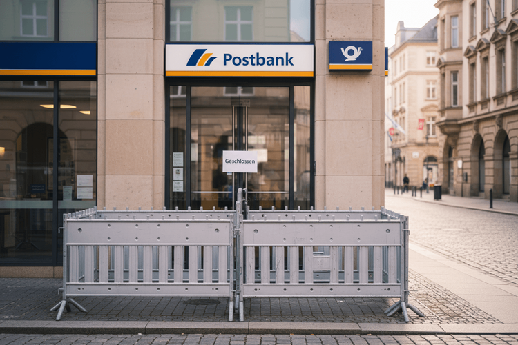 Warnstreiks bei Postbank: Kunden müssen mit Filial-Einschränkungen rechnen