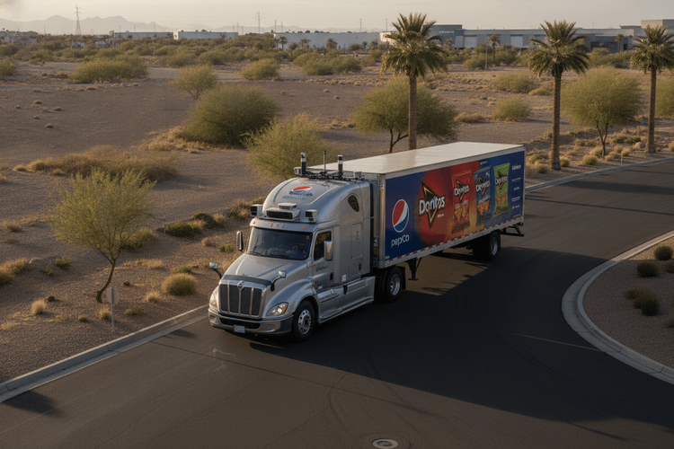 PepsiCo setzt 35 fahrerlose LKWs auf US-Straßen ein