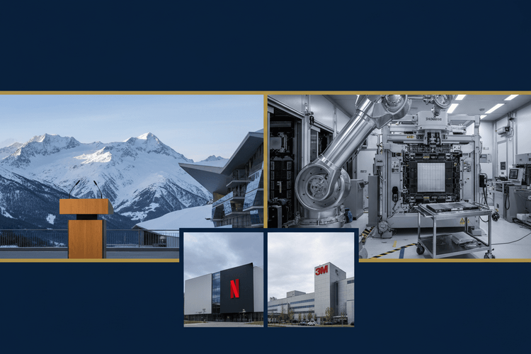 Trump in Davos: Weltwirtschaftsforum und Netflix-Zahlen im Fokus