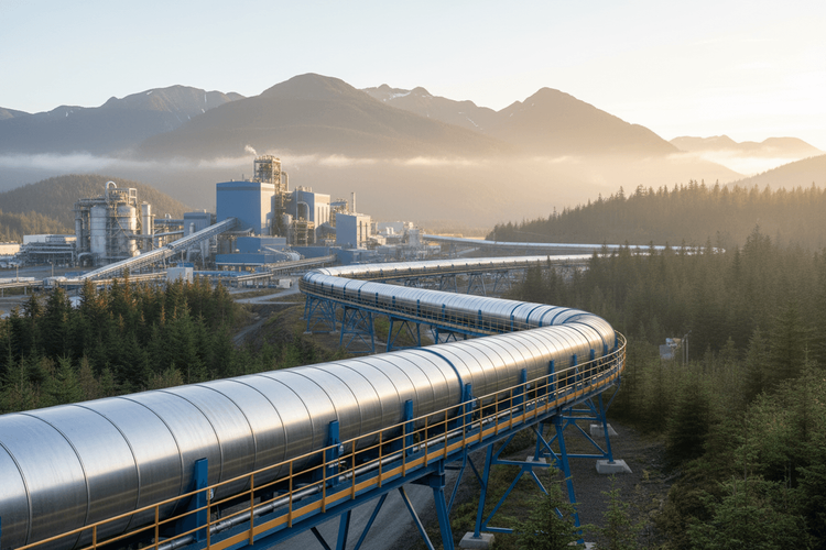 Rio Tinto nimmt neues Tonerde-Förderband in Kitimat in Betrieb