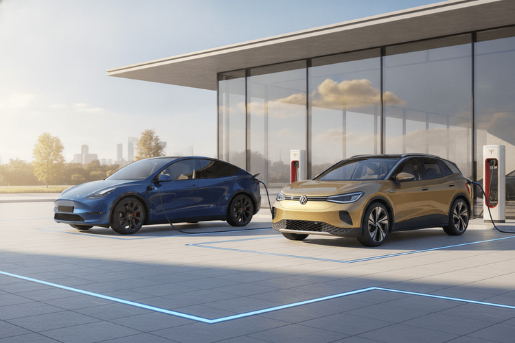 E-Auto-Prämie: 53,9 Millionen Euro ausgezahlt – Tesla führt Rangliste an