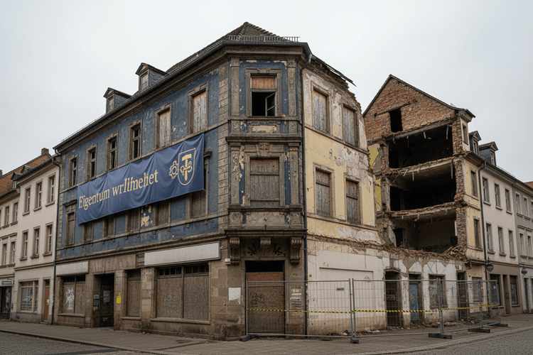 Schrottimmobilien: Wie Kommunen gegen Verfall kämpfen