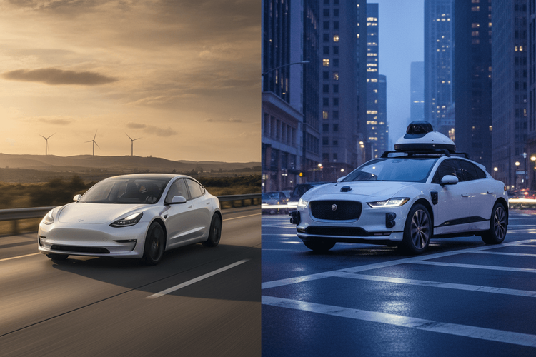 Tesla vs. Waymo: Wer führt im Rennen um Robotaxis?