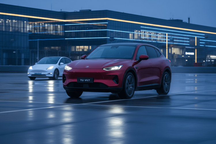 Xiaomi YU7 überholt Tesla Model Y in China deutlich
