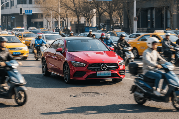 Mercedes testet teilautonomes Fahren im Pekinger Stadtchaos