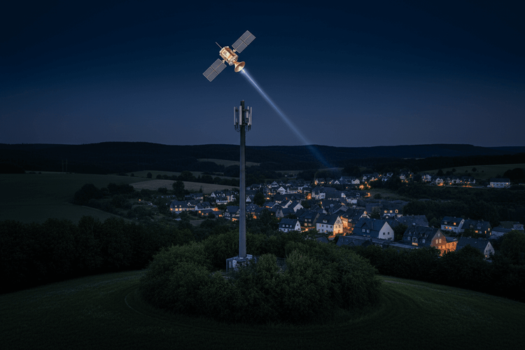 Vodafone setzt Amazon-Satelliten für Funkmastanbindung in Europa ein