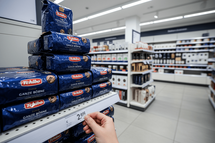 Tchibo erhöht Kaffeepreise deutlich: Bis zu einem Euro mehr