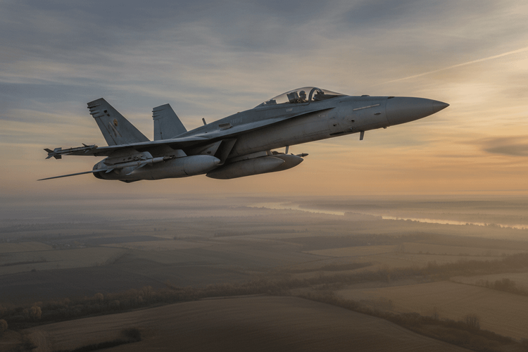 NATO-Jet schießt Drohne über rumänischem Luftraum ab