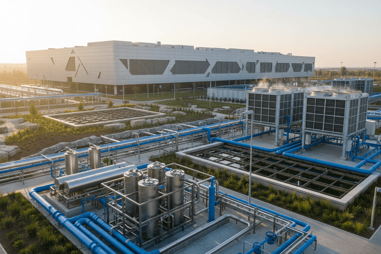 Veolia und Amazon kooperieren bei Brauchwasser für Rechenzentren