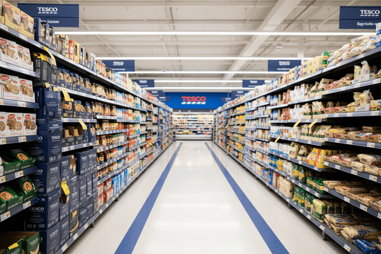 Tesco erhöht Stundenlohn seiner Mitarbeiter auf 13,28 Pfund