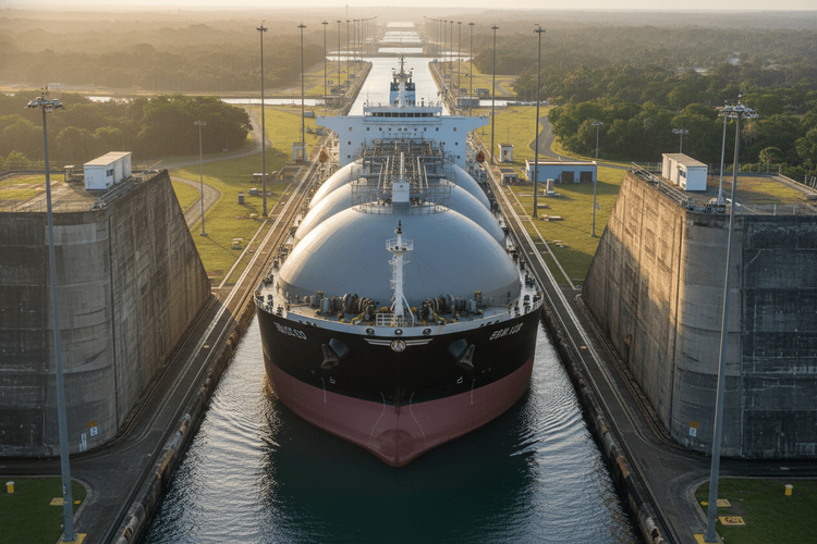 Panamakanal: LPG-Tanker zahlt 4 Millionen Dollar für Vorrang