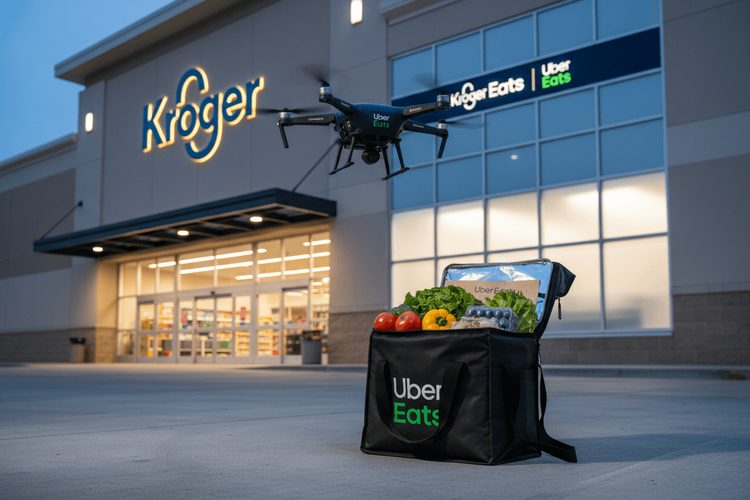 Kroger expandiert mit Uber Eats: Lieferung in 2.700 Filialen