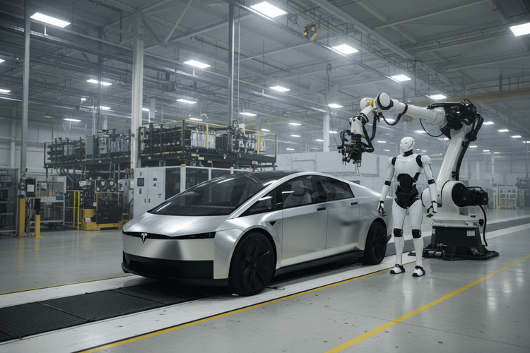 Tesla investiert 20 Milliarden Dollar in autonome Fahrzeuge und Roboter