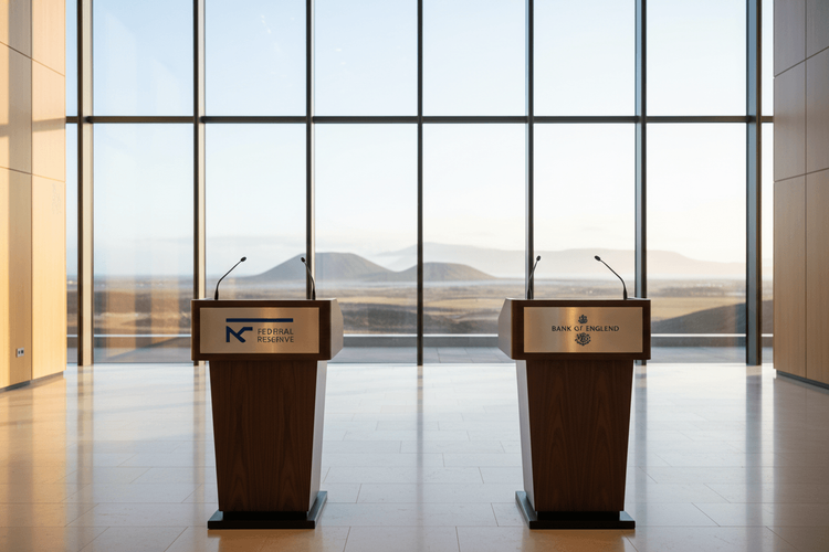 Fed und BoE halten an abwartender Geldpolitik fest