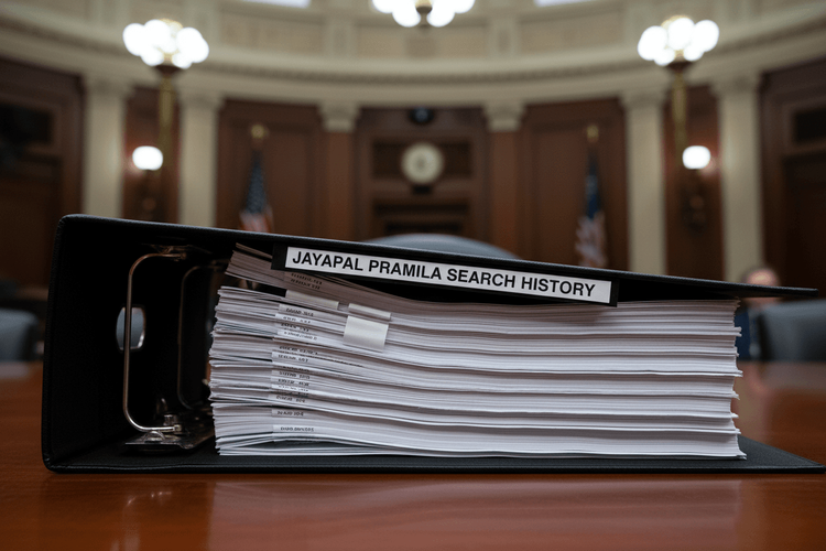 Bondi hatte offenbar Suchverlauf von Abgeordneter Jayapal zu Epstein-Akten