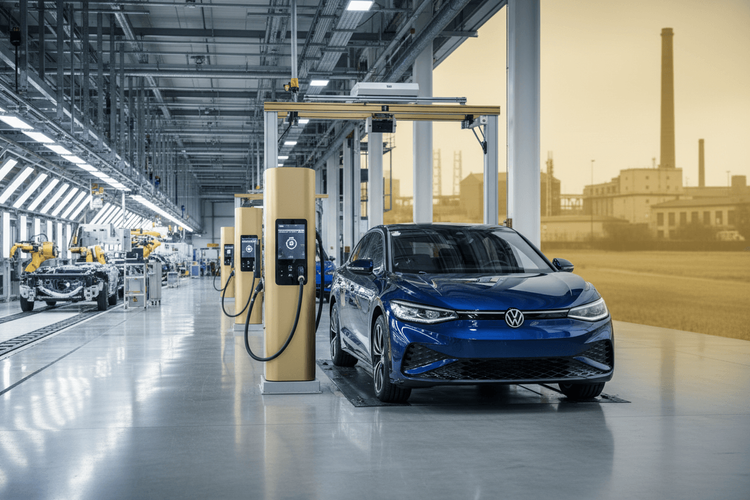 Europas Automarkt 2025: E-Autos legen zu, VW baut Führung aus