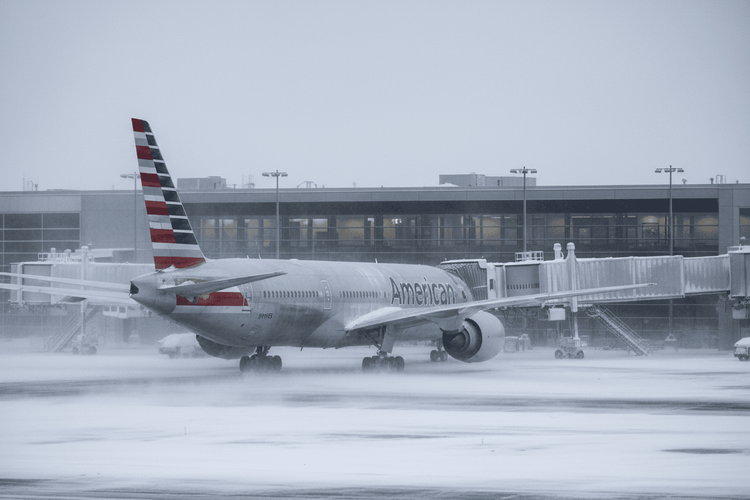 Wintersturm kostet American Airlines 190 Millionen Dollar Gewinn