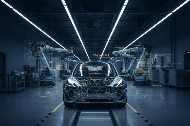 Tesla setzt auf Physical AI: Car-Lite-Strategie revolutioniert Automobilbranche