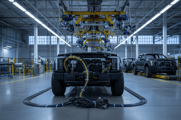 Ford setzt auf 48-Volt-Technik wie Tesla Cybertruck für E-Pickup