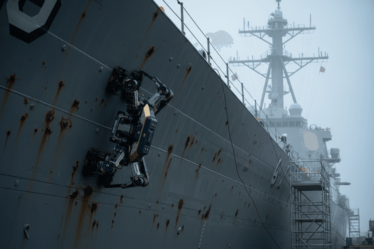 US-Marine setzt Gecko-Roboter zur Schiffsinspektion ein