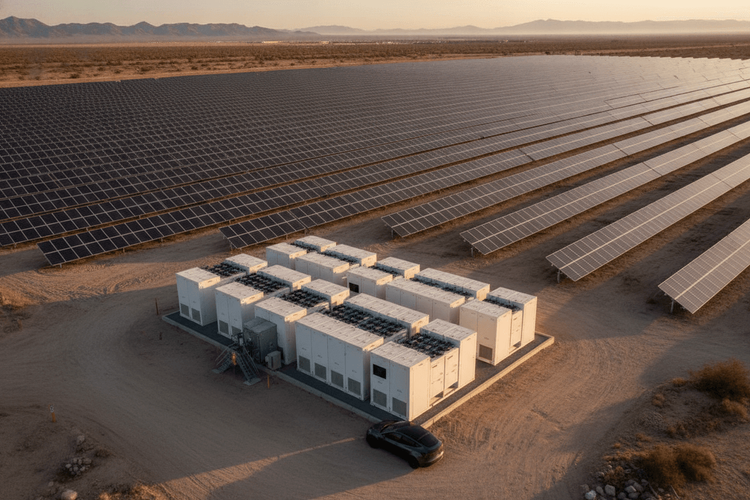 Tesla sichert sich Solarstrom aus KKR-finanziertem Kraftwerk in Arizona