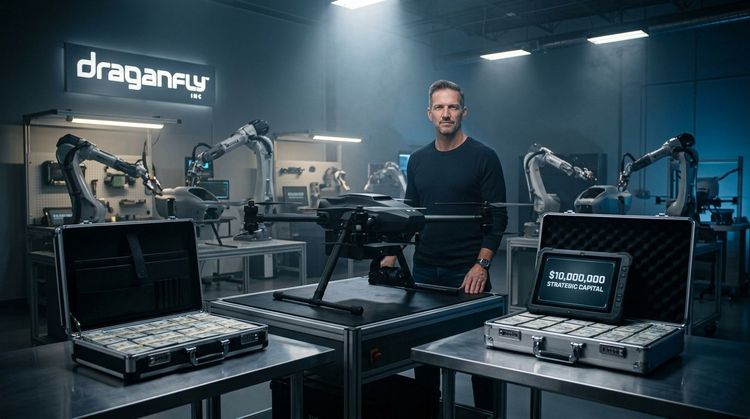 Draganfly Lands $10M Strategic Raise to Scale Defense Drone Production