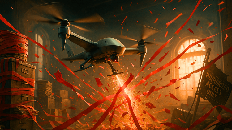 Red Tape? More Like Shred Tape—Drones Are Go