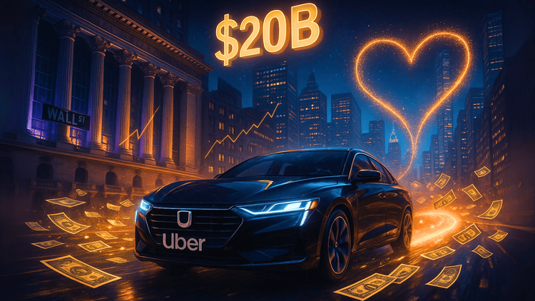 Uber Hails a $20 Billion Ride Back to Shareholder Love