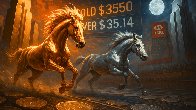 Gold Leads, Silver Speeds – HSBC Bets on Both
