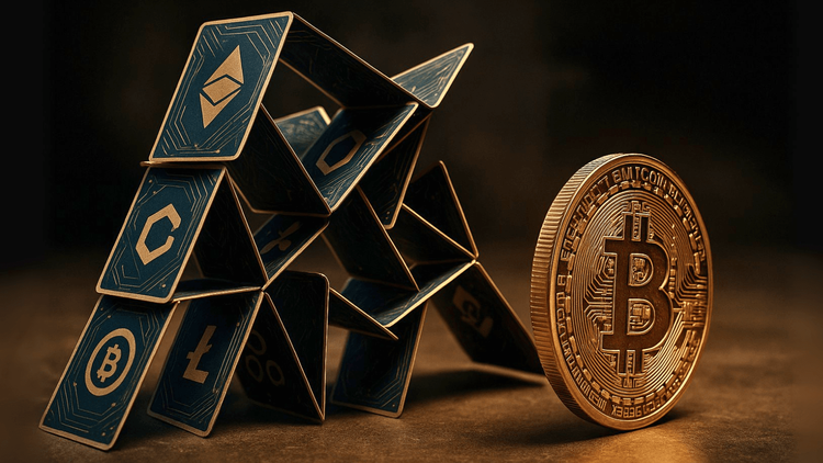 Crypto’s House of Cards Wobbles as Bitcoin Slips