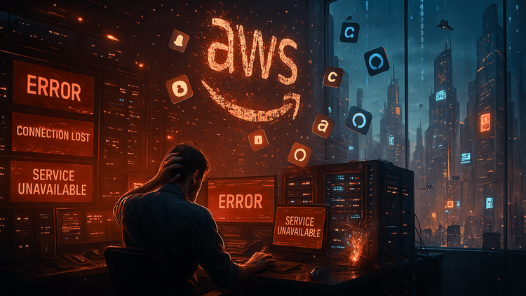 The Day the Internet Crashed: Inside the Massive AWS Outage of 2025