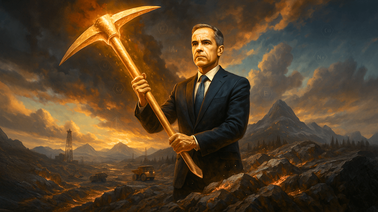 Mark Carney Just Gave the Canadian Mining Sector the Golden Pickaxe