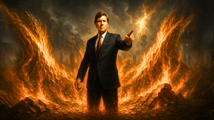 Tucker Carlson’s New Message Don’t Panic Just Buy Gold