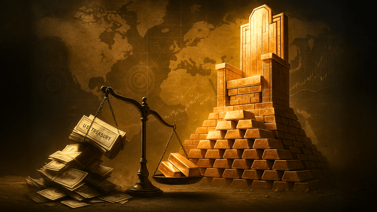 Gold Surpasses U.S. Treasuries in Central Bank Reserves for First Time Since 1996