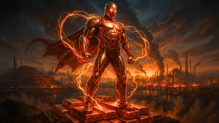 Copper Has Officially Gone Full Superhero Mode