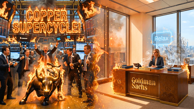 The Market Yelled “Copper Supercycle!”, Goldman Whispered “Relax”